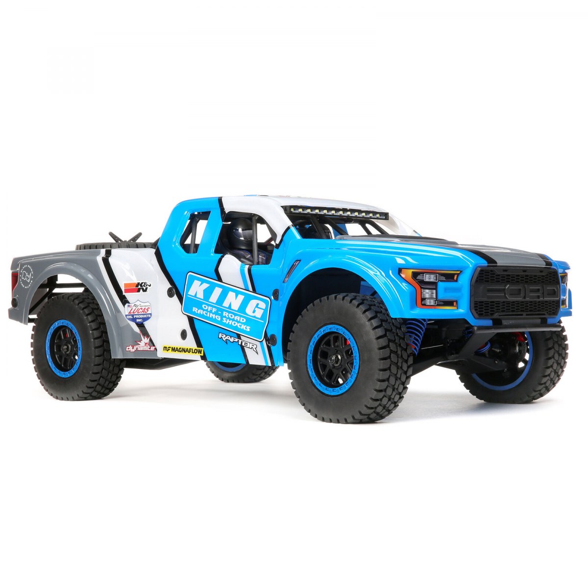 Шорт-корс Losi 1:10 Ford Raptor Baja Rey 4WD Brushless RTR with SMART  (синий) LOS03020V2T1 купить дешевле Купить с доставкой